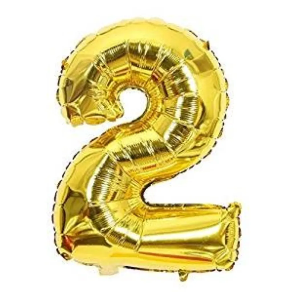 ballon chiffre or