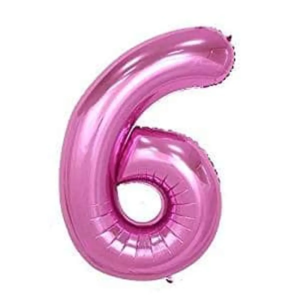 Ballons chiffres Rose