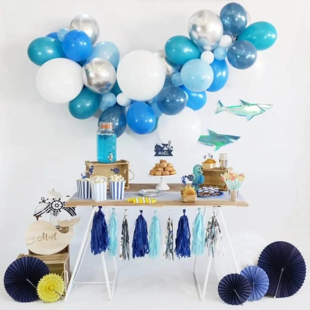 Sur Pinterest KIT POUR GUIRLANDE DE BALLONS MARIN