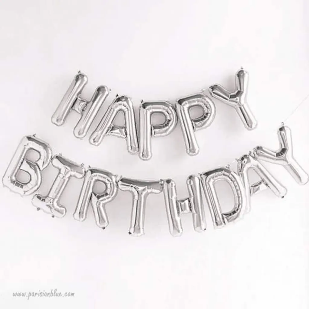 Sur Pinterest Happy Birthday Ballons Lettres