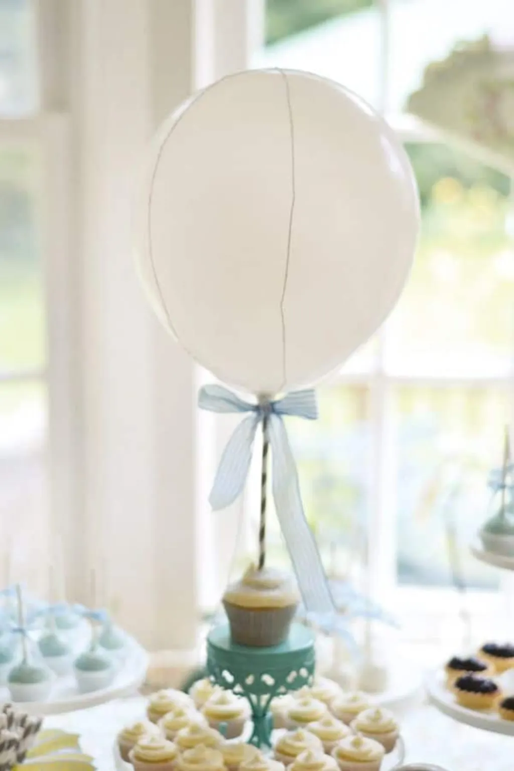 Sur Pinterest Hot Air Balloon Dessert Table Baby Shower // Hostess with the