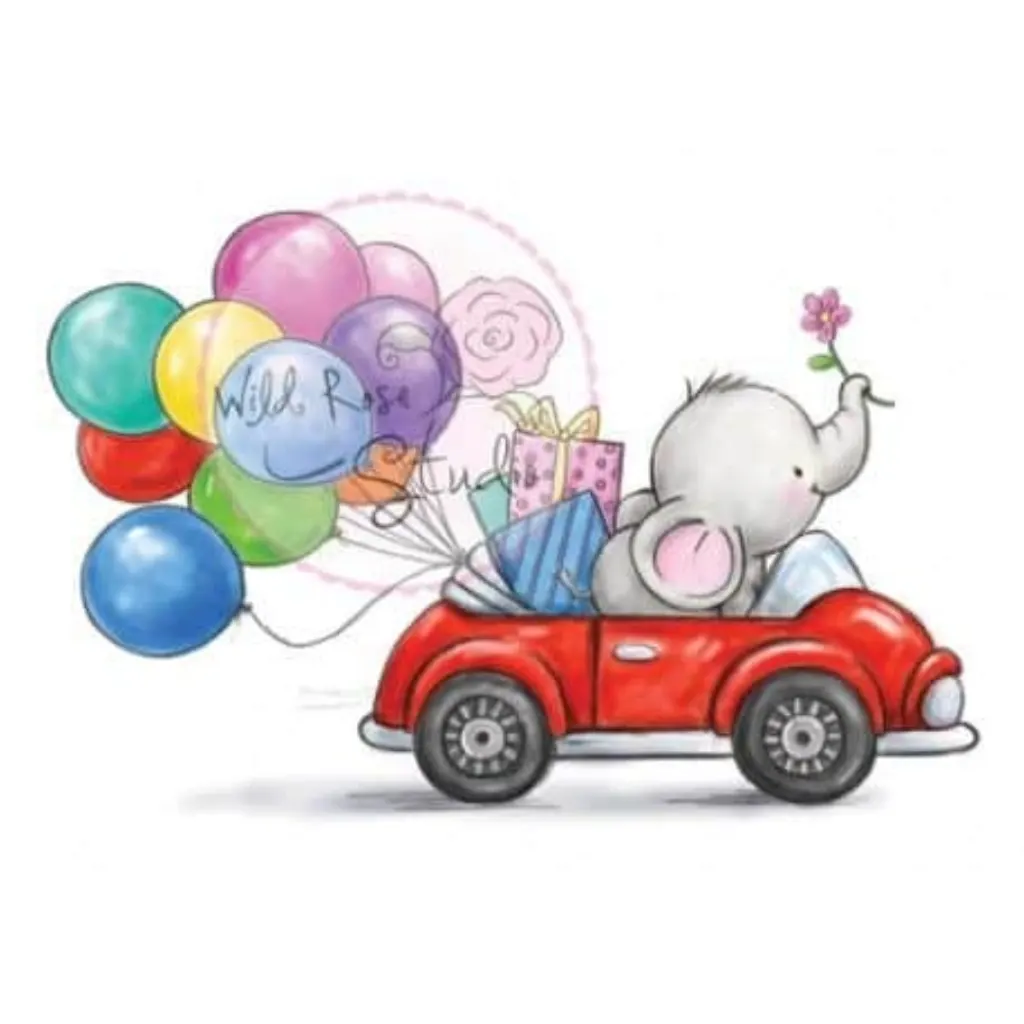 Sur Pinterest Tampon clear Wild Rose Studio Bella in Car