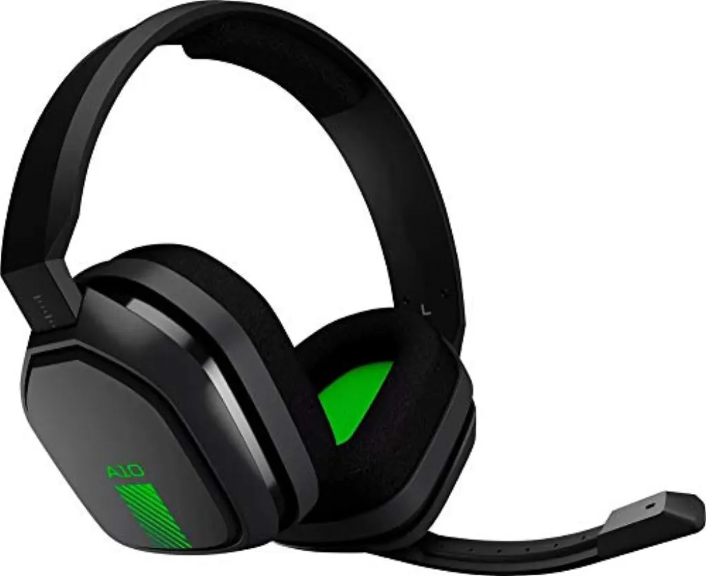 Casque ASTRO Gaming A10 pour Xbox One / Switch Nintendo / PS4 / PC et Mac - Filaire 3.5mm et Boom Mic de Logitech - Emballage en vrac - Vert / Noir