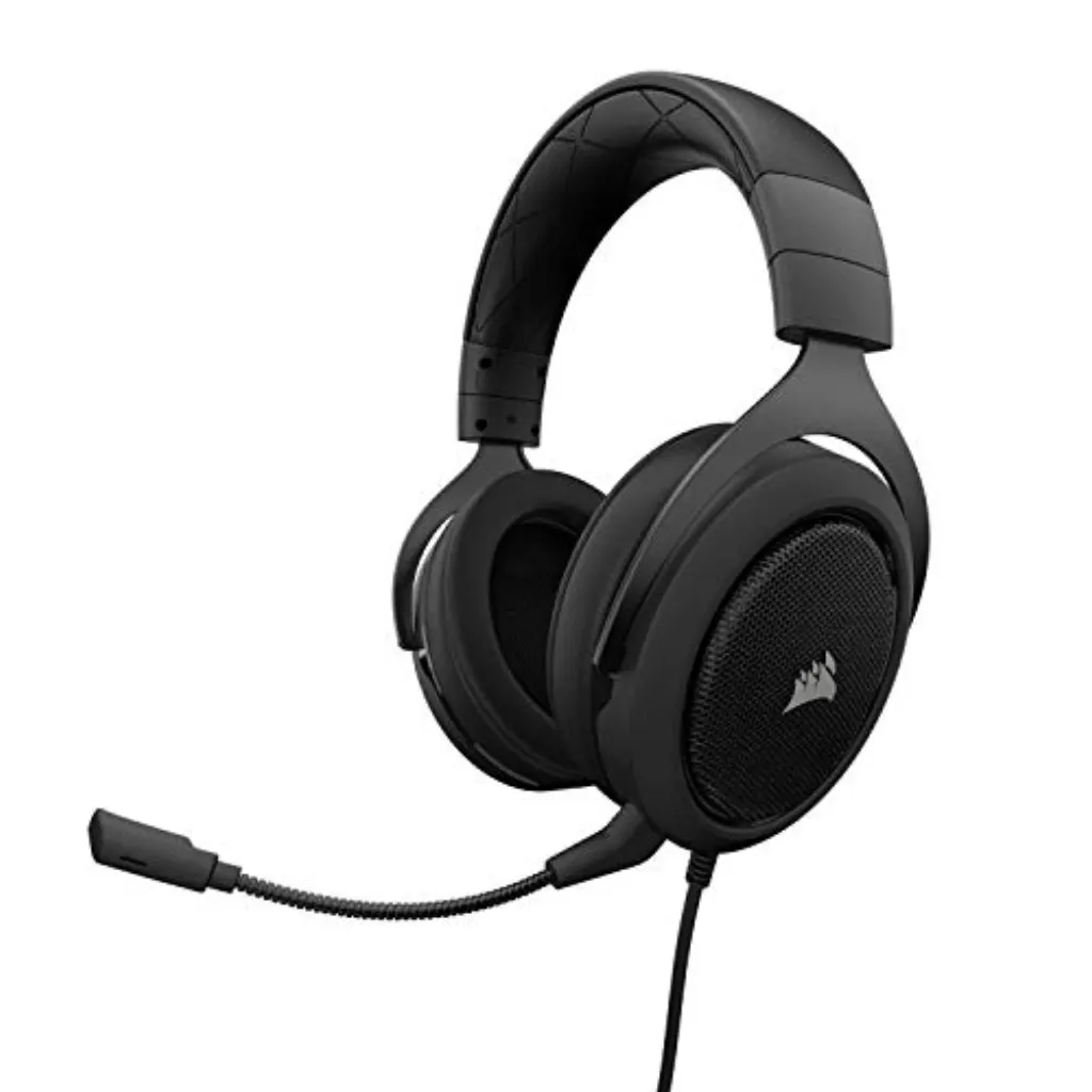 Corsair HS60 - Casque de jeu pour son surround 7.1 avec PC, w / DAC USB - Écouteurs certifiés Discord - Compatible avec les commutateurs Xbox One, PS4 et Nintendo - Carbon