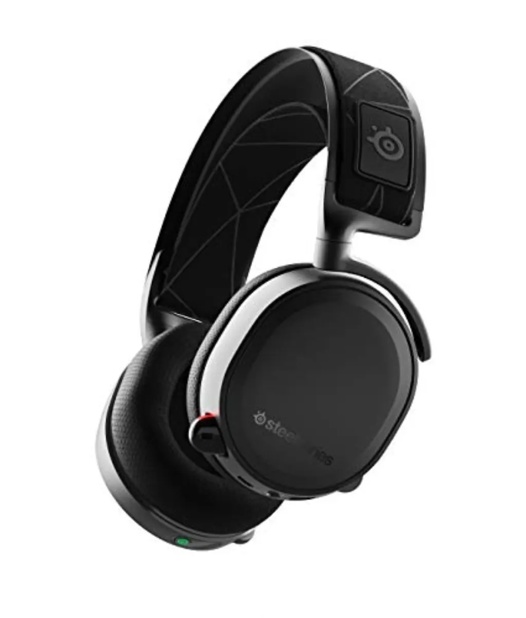 Casque de jeu sans perte avec casque DTS SteelSeries Arctis 7 (édition 2019): X v2.0 Surround pour PC et PlayStation 4 - Noir