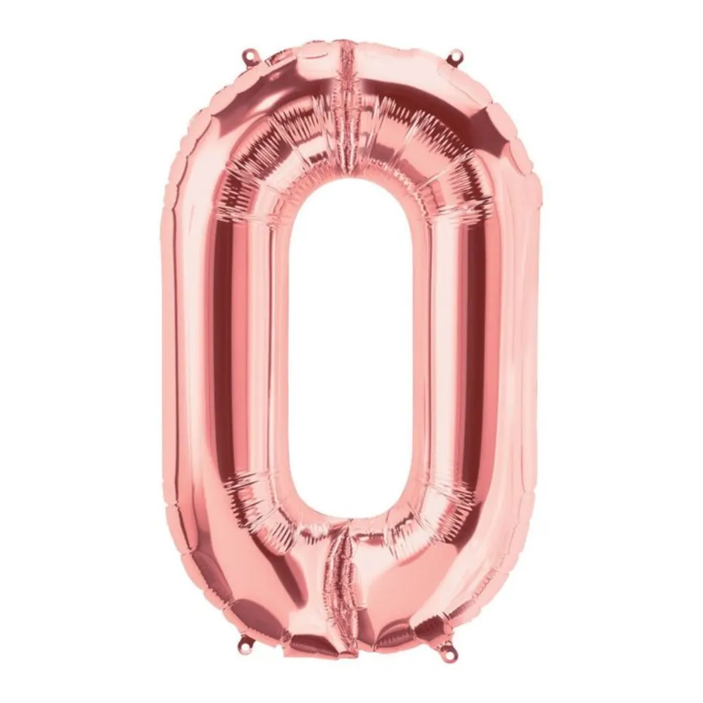 Sur Pinterest O Rose Gold Letter Mylar Balloon Pink