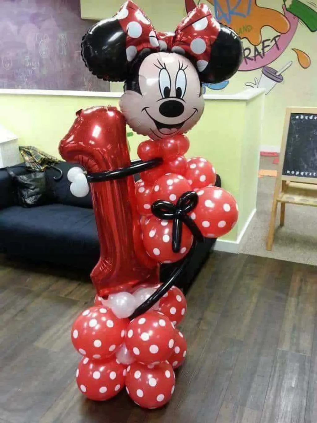 Sur Pinterest Columna de Globos con Motivo de Minnie Mouse 🎈