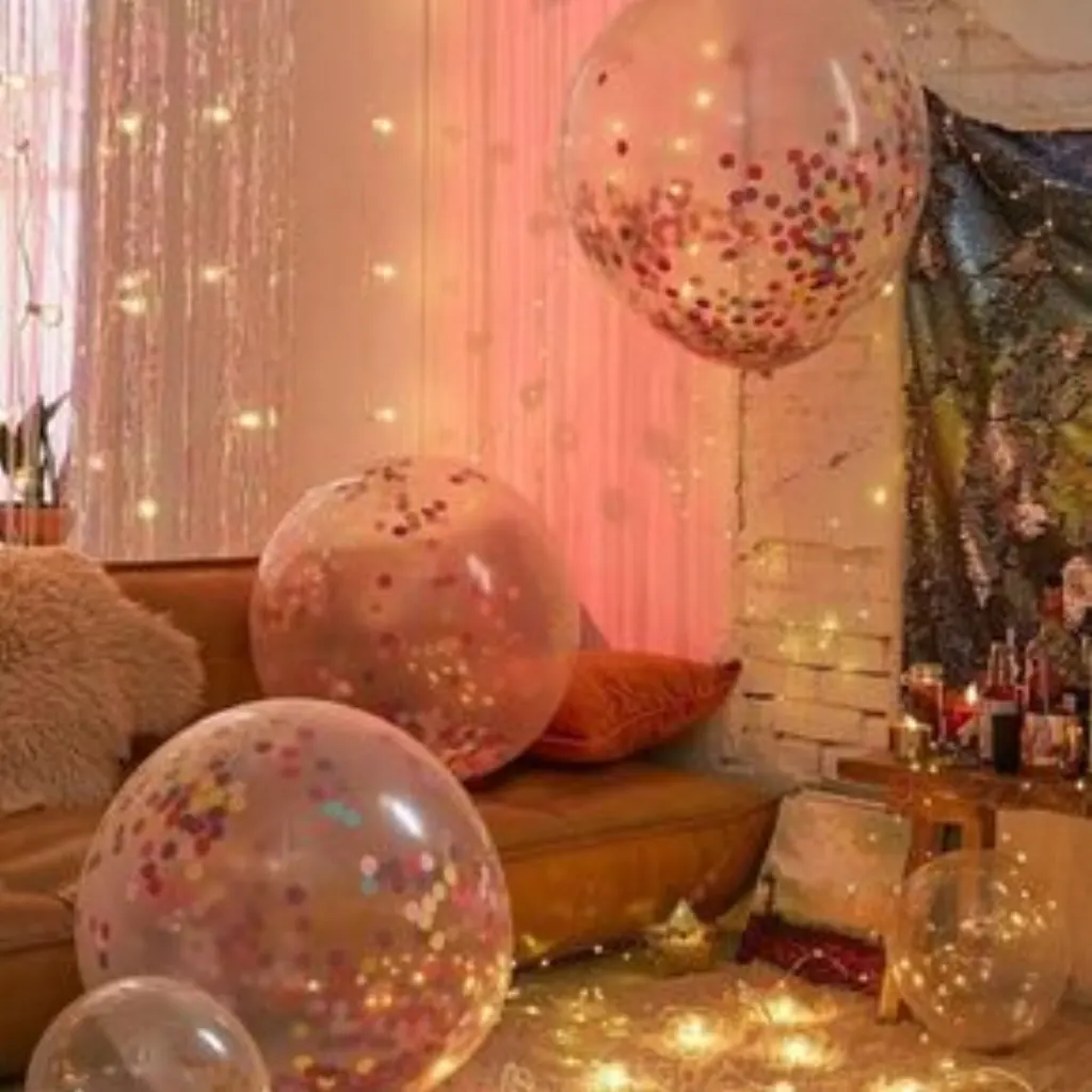 Sur Pinterest 14pcs Rose Gold Balloons – Confetti Balloons – Rose Gold Party Decor –