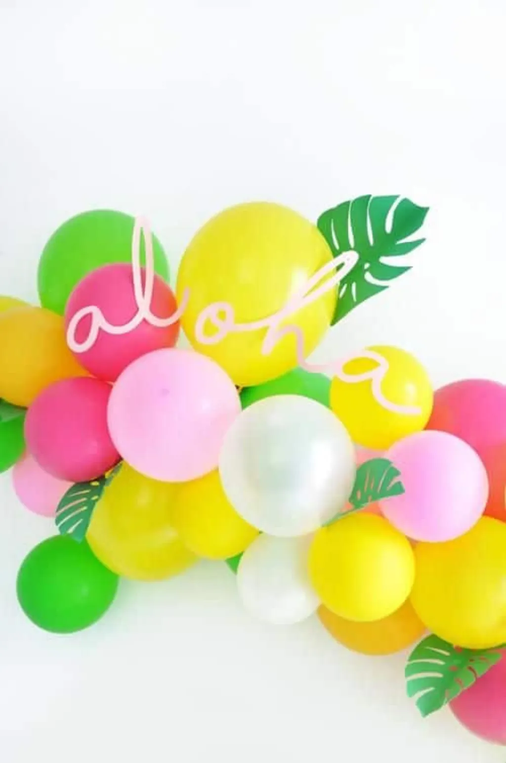 Sur Pinterest Guirlande de ballons tropicale