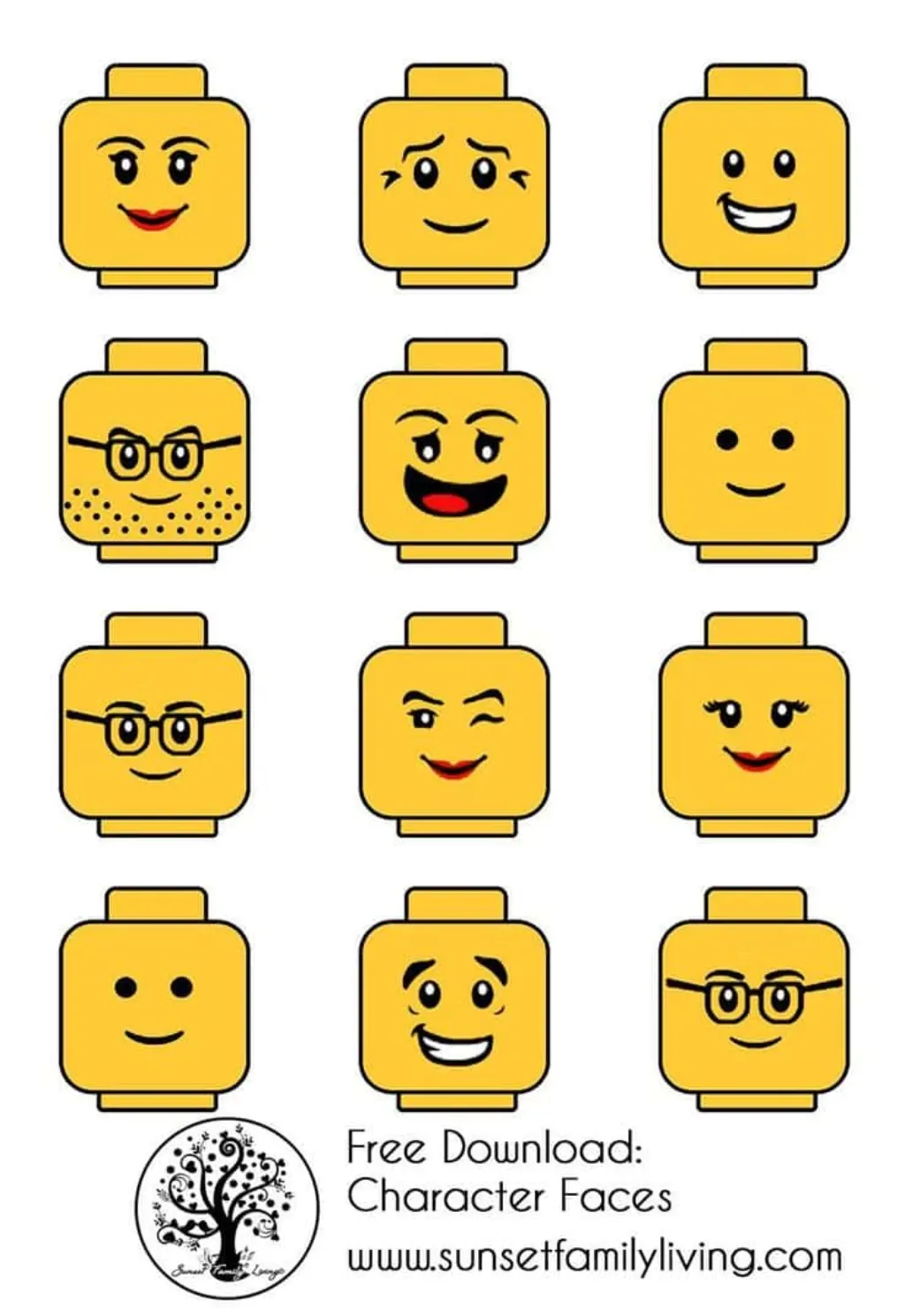 Sur Pinterest Lego Faces