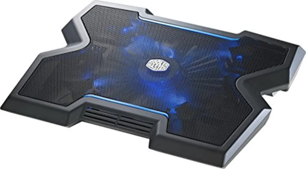 Cooler Master NotePal X3 - Tapis de refroidissement pour ordinateur portable avec ventilateur LED bleu de 200 mm
