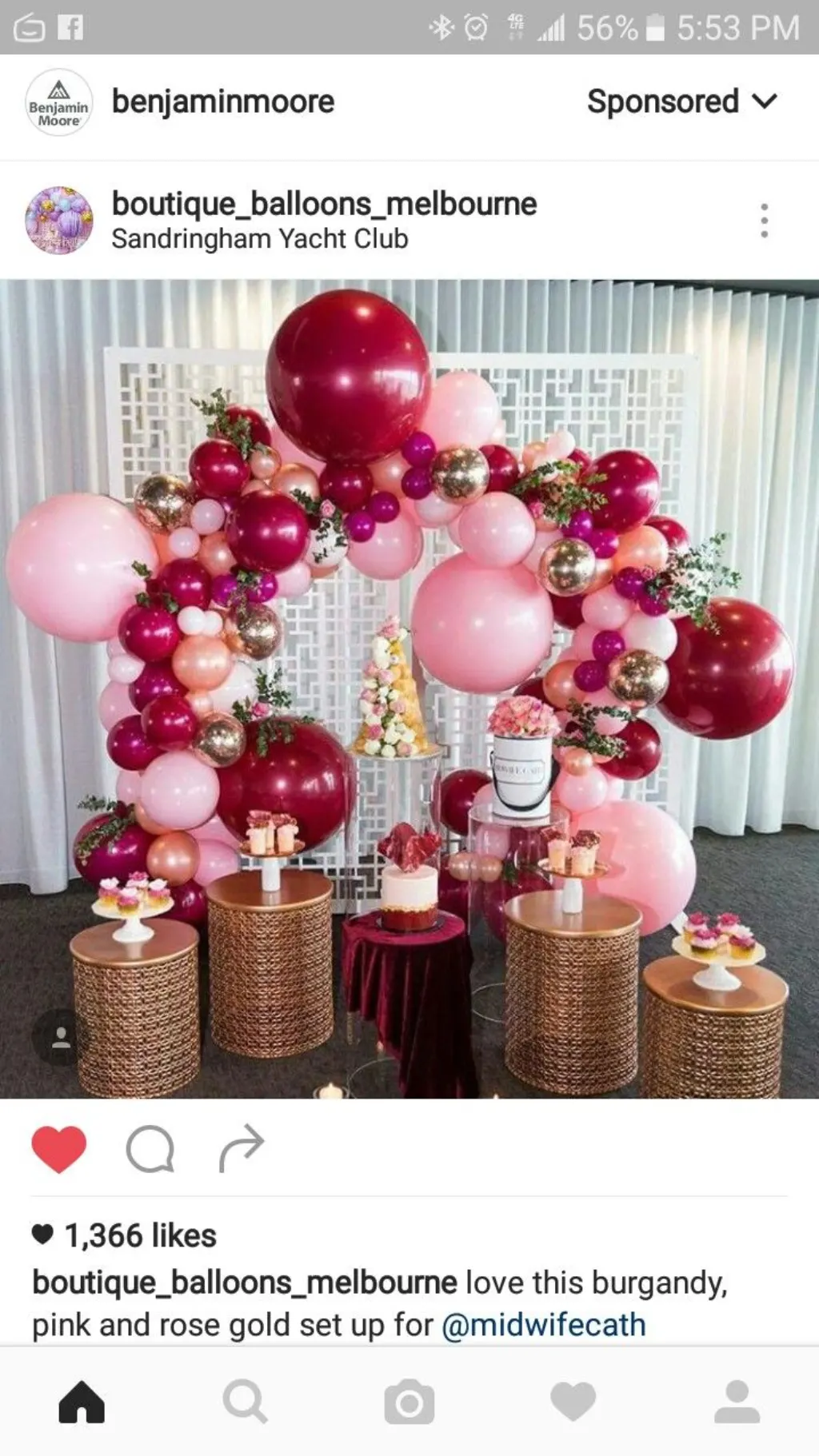 Sur Pinterest BURGUNDY,pink, gold rose gold BALLOONS