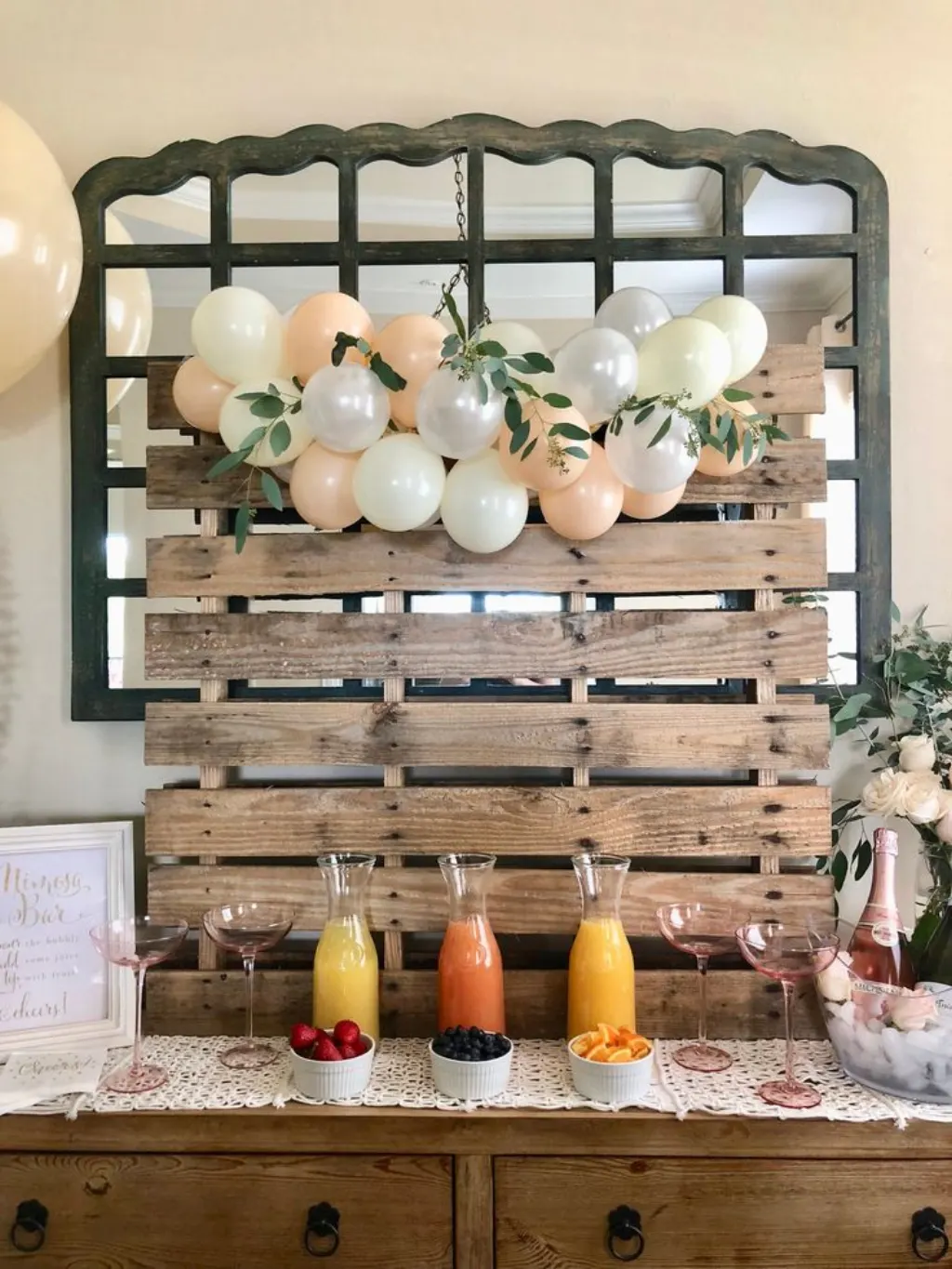 Sur Pinterest Mini Balloon Garland DIY Balloon Garland Kit Pearl White Ivory Blush