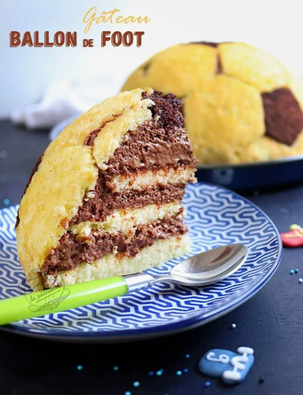 Sur Pinterest Gâteau ballon de foot au chocolat !