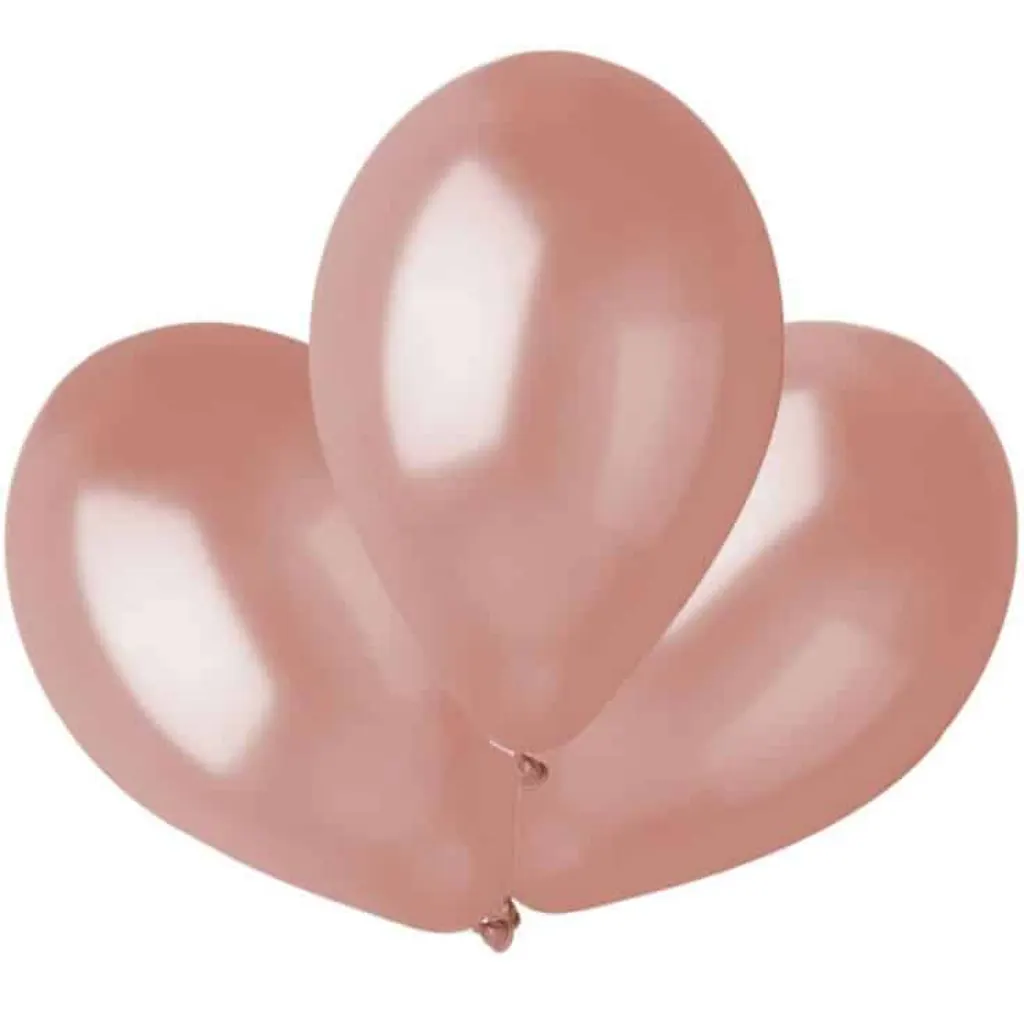 Sur Pinterest 100 Ballons métallisés gold rose Ø30cm – ballon anniversaire –