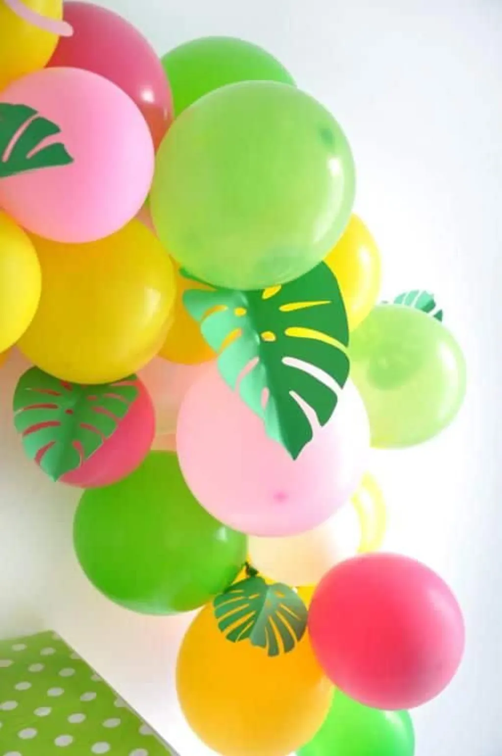 Sur Pinterest Guirlande de ballons tropicale