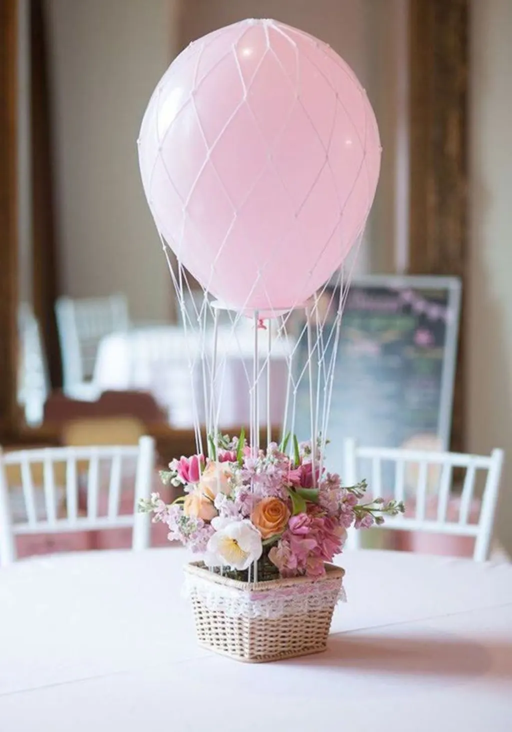 Sur Pinterest Centre de table mariage – des montgolfières invitent au-delà des