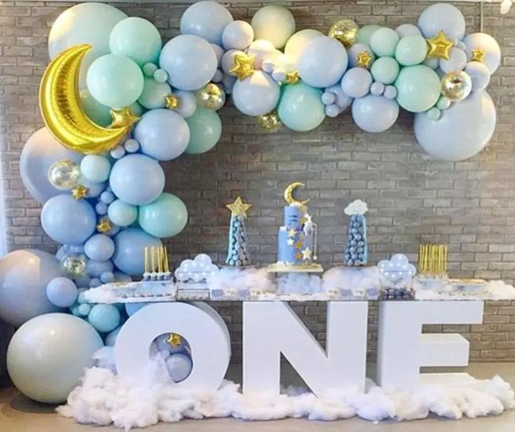 Sur Pinterest Baby Birthday Balloon Decoration Ideas