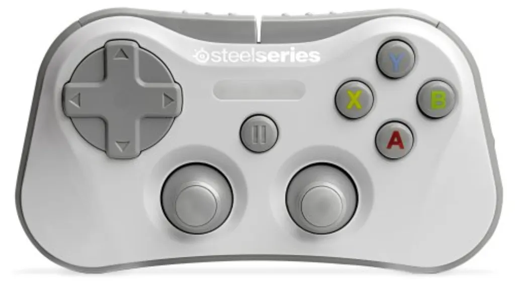 Contrôleur de jeu sans fil SteelSeries Stratus pour iPhone, iPad et iPod Touch - Blanc