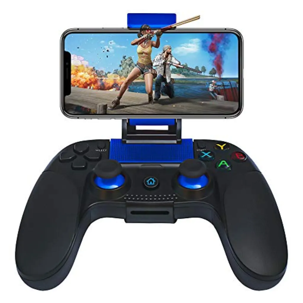 Contrôleur de jeu mobile STOGA compatible pour iPhone iOS et Android, télécommande sans fil avec retour de vibrations, support de téléphone portable