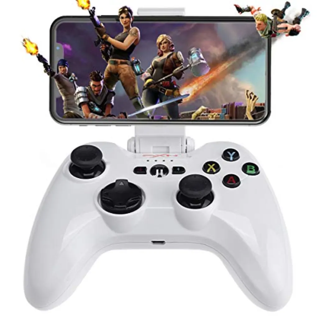 Contrôleur de jeu mobile sans fil iOS (certifié MFi), prise en charge du joystick Megadream Gampad pour iPhone Xs, XR X, 8 Plus, 8, 7 Plus, 7 6S 6 5S 5, iPad, iPad Pro Air Mini, Apple TV - Lecture directe