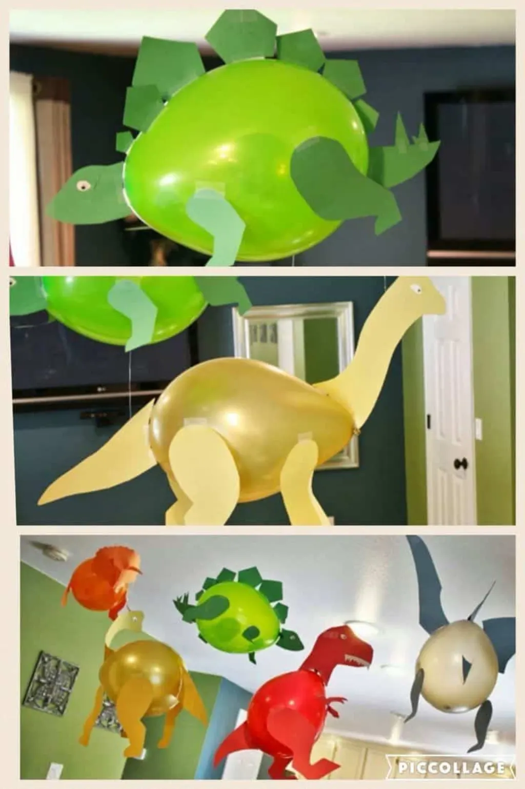 Sur Pinterest Dinosaur balloons. Baby shower birthday party awesome idea.