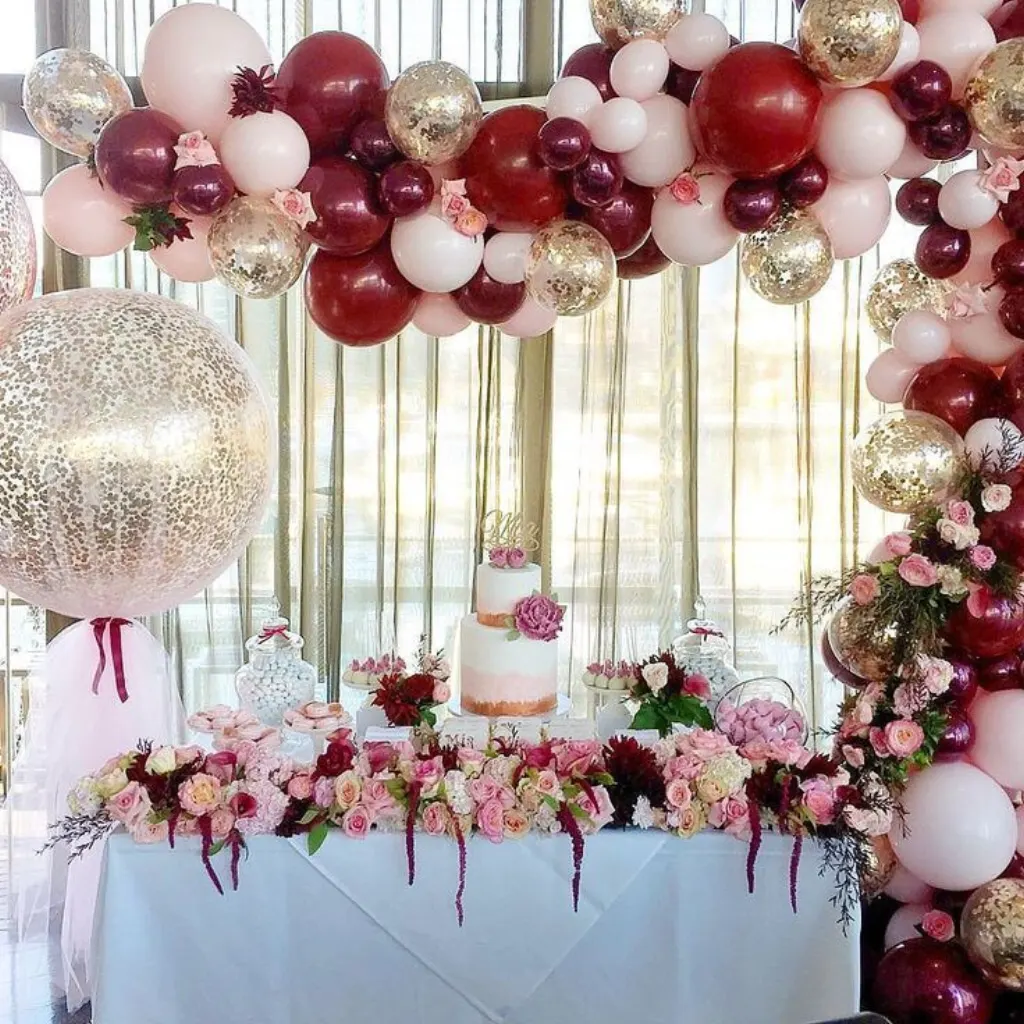 Sur Pinterest Balloon and floral decor for party decoration – #balloon #decor #decor