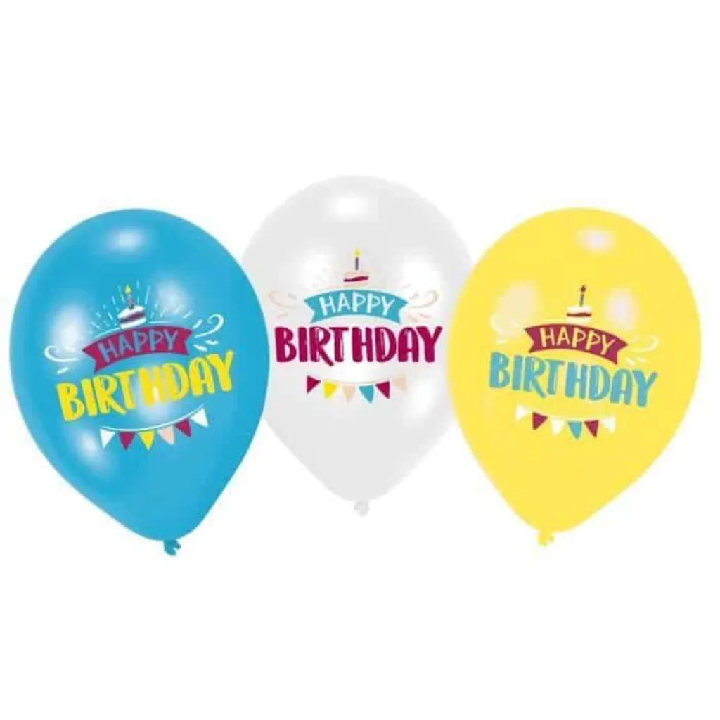 Sur Pinterest AMSCAN Lot de 6 Ballons imprimés My Birthday Party – 27,5 cm/11″