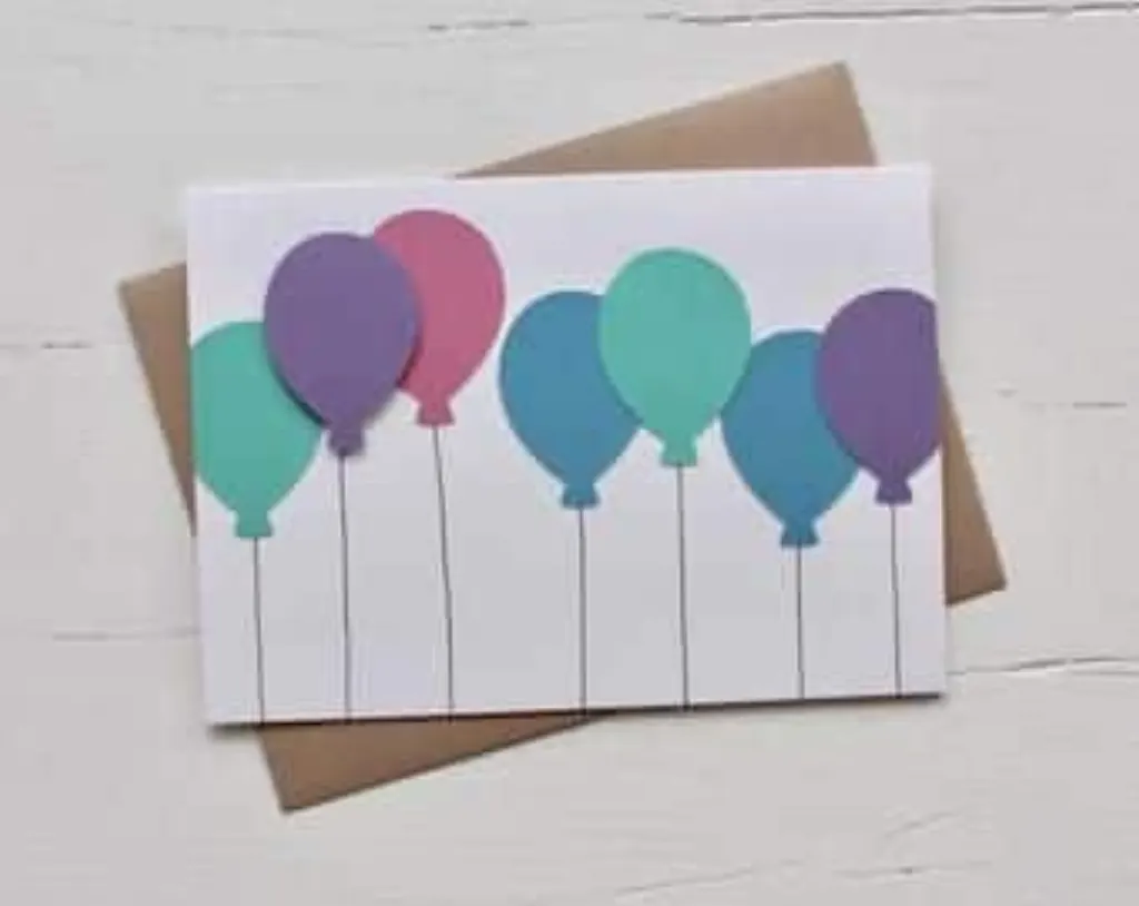 Sur Pinterest Balloon Bunch Birthday Card